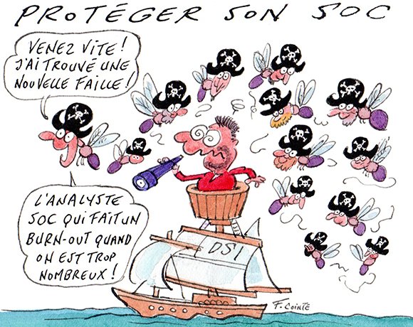 Dessin: SOC : comment améliorer l'expérience des analystes et pourquoi c'est important